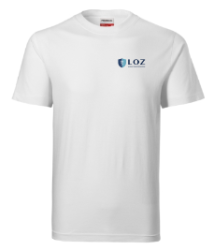 Biele triko s logom LOZ (unisex)