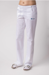 Biele nohavice calisto s potlaou LOZ (dmske)