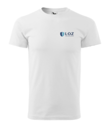 Biele triko s logom LOZ (pnske)