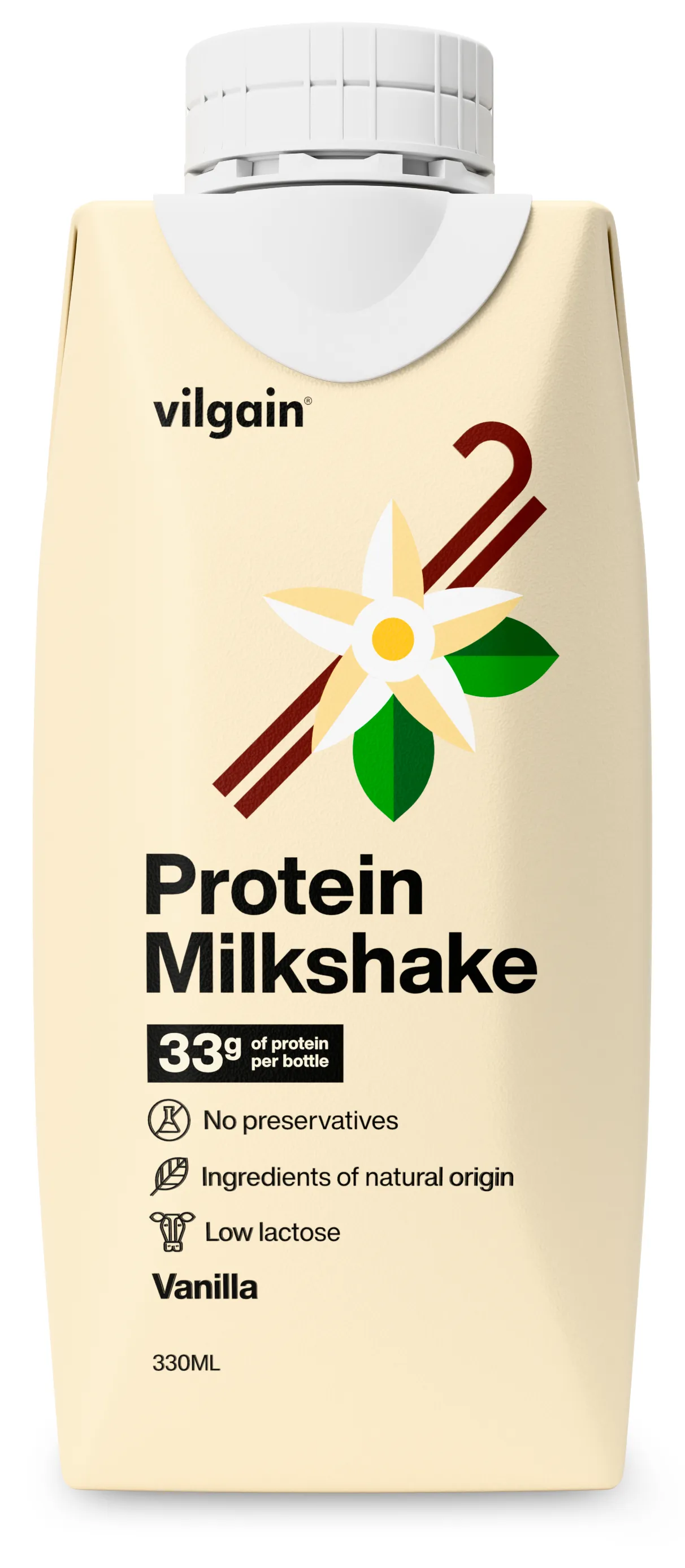 Vilgain Protein Milkshake vanilka 330ml