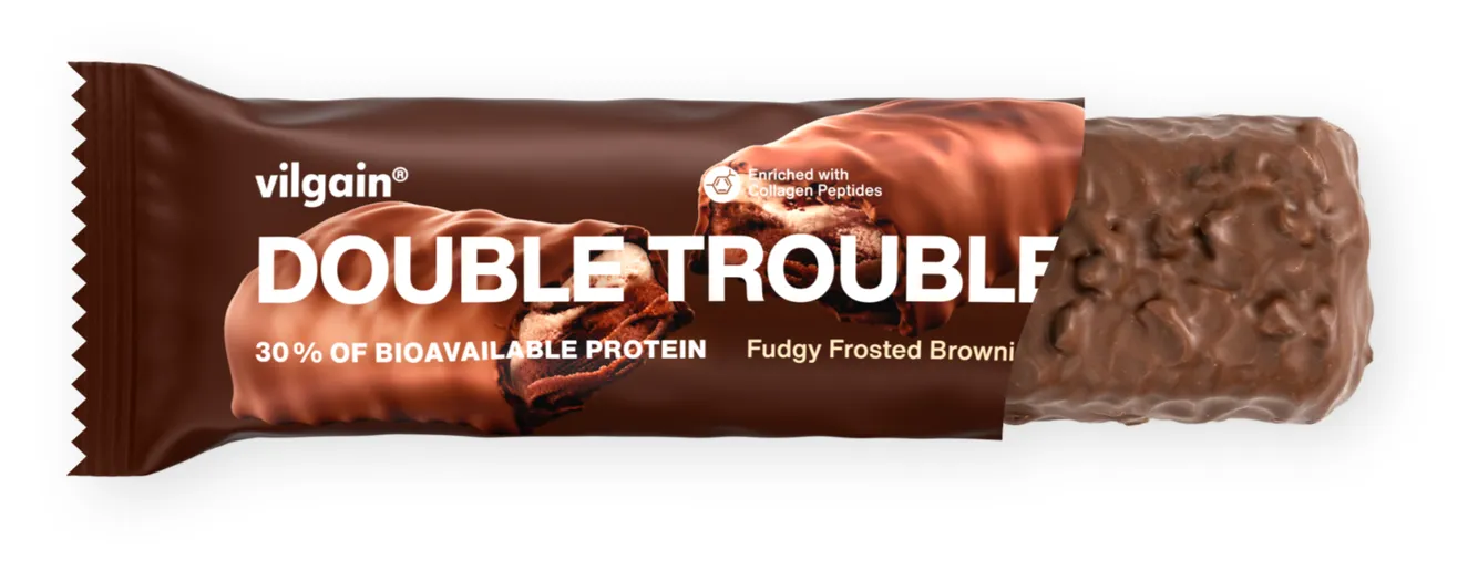 Vilgain Double Trouble Protein Bar Dvojit� �oko s kr�mom 55g
