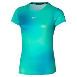 Dmske portov triko Mizuno Impulse Core Graphic Tee / Eggshell Blue