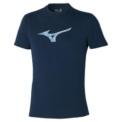 Pnske triko Mizuno Paris Graphic Tee / Pageant Blue