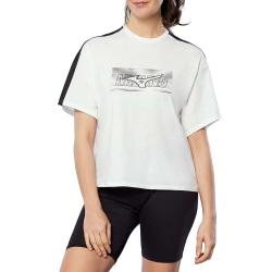 Dmske triko Mizuno  Athletics Graphic Tee / White