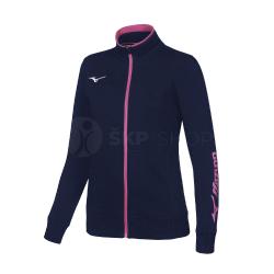 Dmska bunda Mizuno women sweat fz jacket tmavomodr
