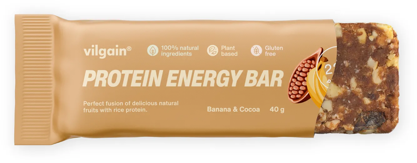 Vilgain Plant Protein Energy Bar kakao a ban�n 40g