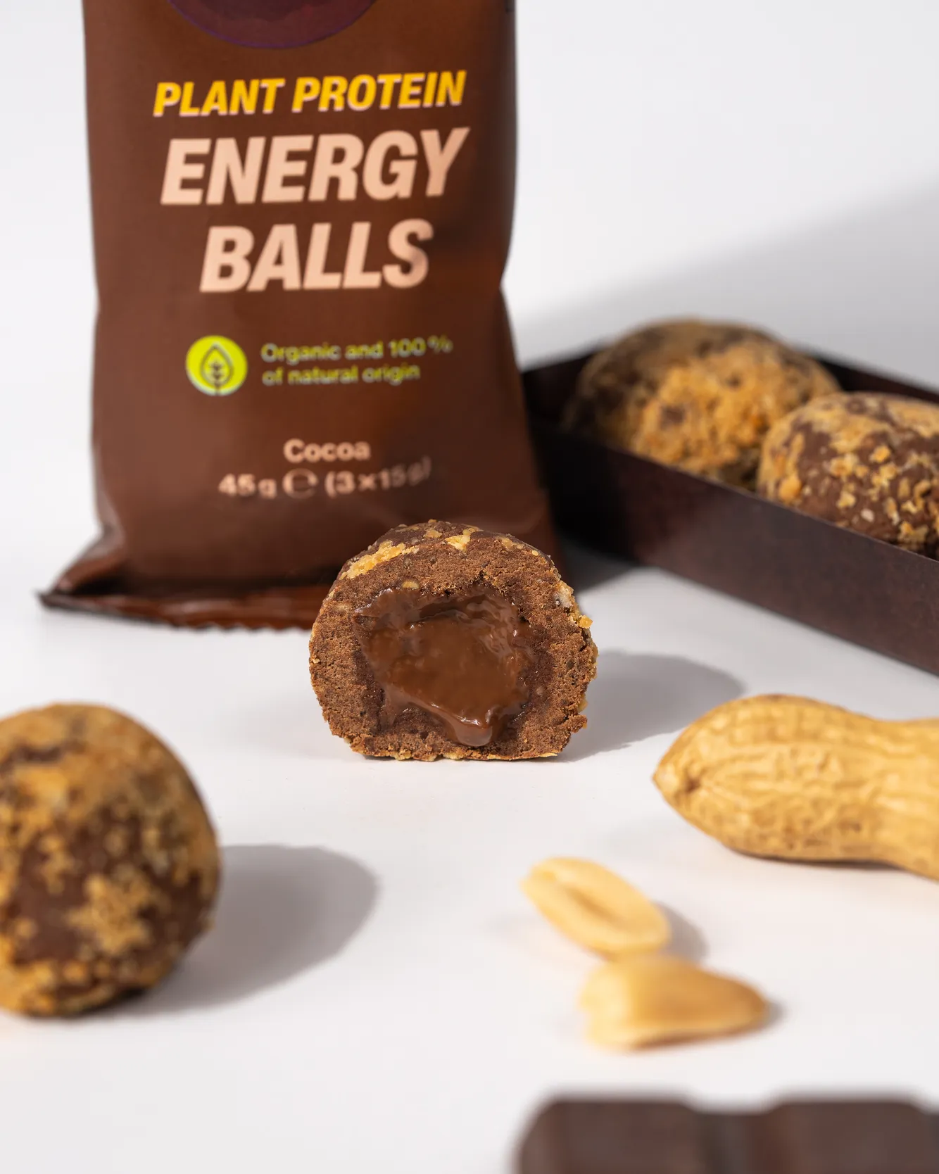 Vilgain Energy Ball BIO kakao s ara�. maslom 30g