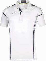 Mizuno - Hex Rect Polo - biela/nmorncka modr